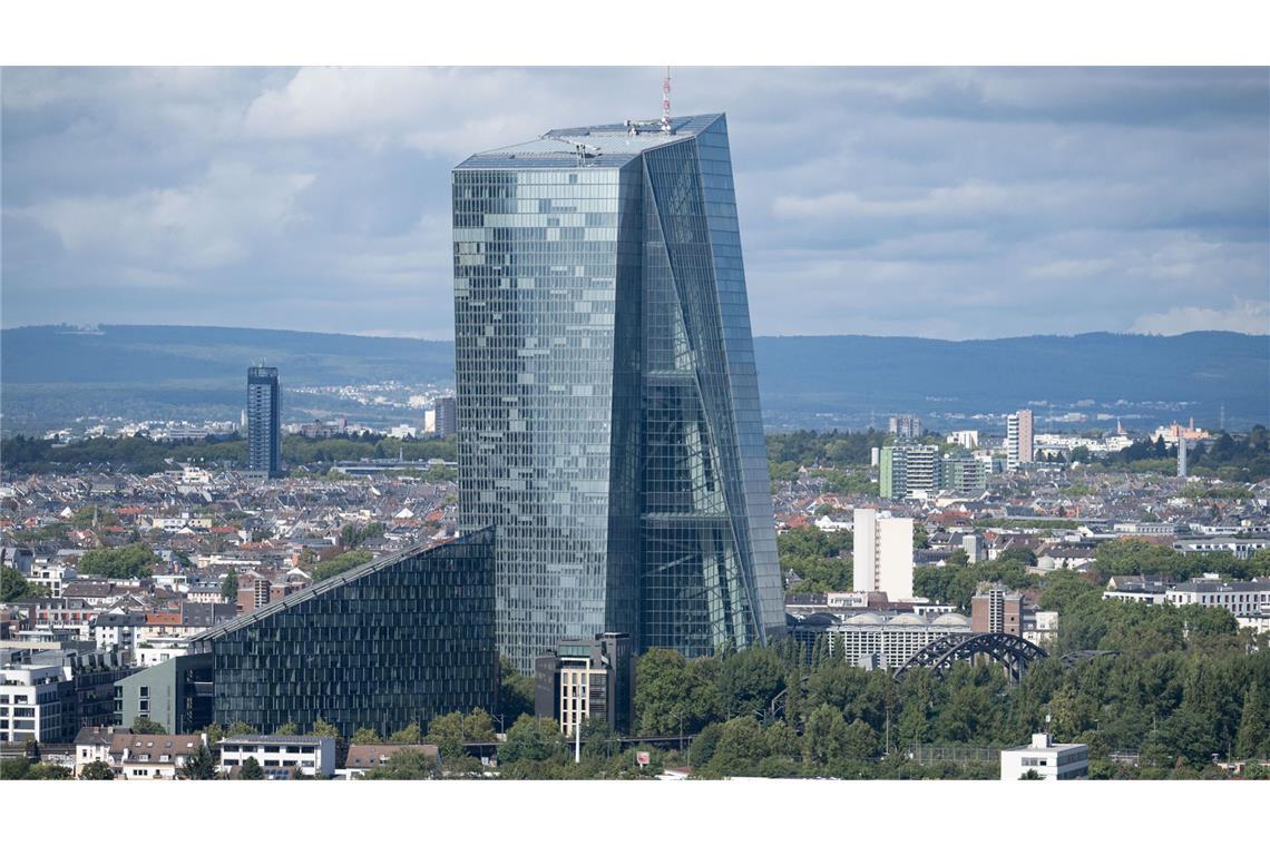 Europäische Zentralbank senkt erneut Leitzinsen Die Europäische Zentralbank.