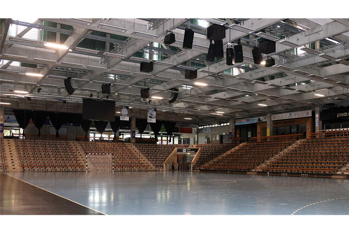 So läuft die Vorbereitung bei Frisch Auf Göppingen Die EWS-Arena.