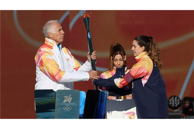 Die Fackel tourt seit Dezember durch Italien. (Archivbild)