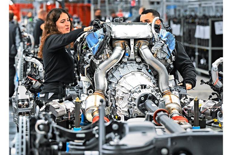 Die Factory 56 von Mercedes-Benz in Sindelfingen: Hier werden die Top-Modelle des Herstellers gebaut.