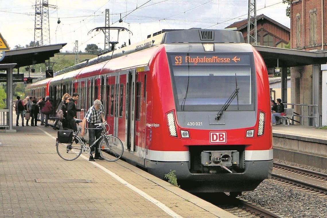 Die Fahrgäste müssen sich auch bei der S3 auf Änderungen einstellen. Foto: G. Habermann