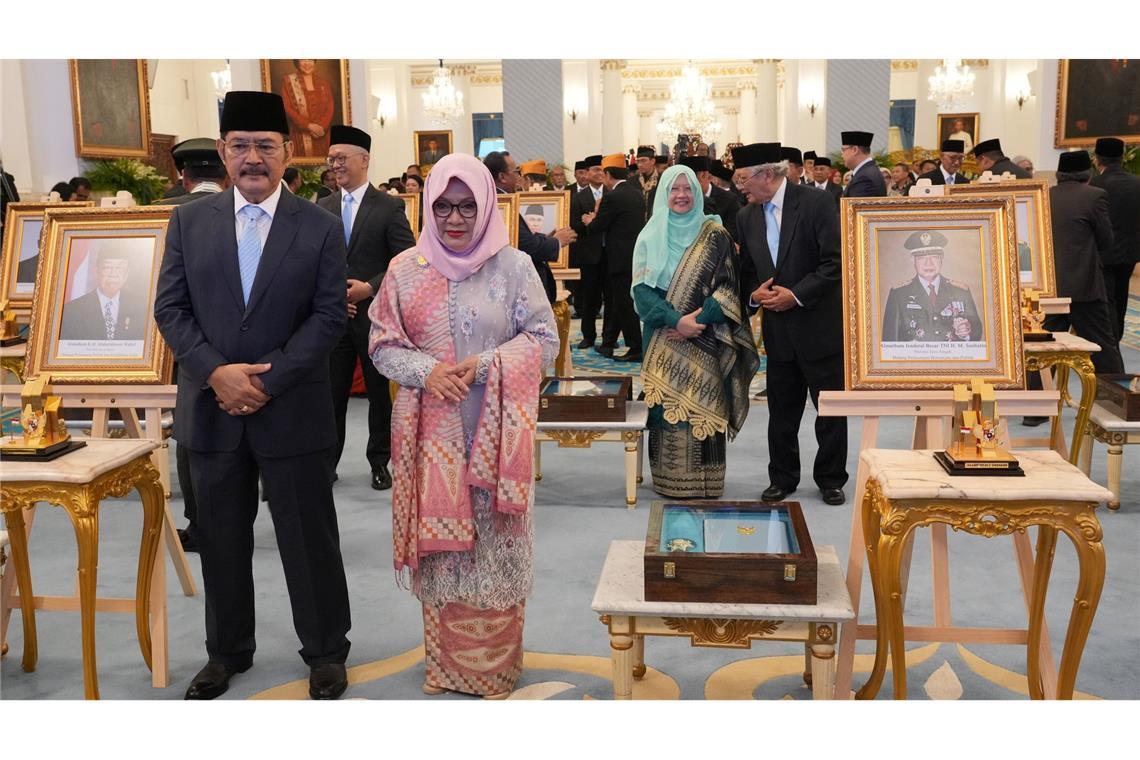 Die Familie des früheren Machthabers war bei der Preisverleihung dabei.