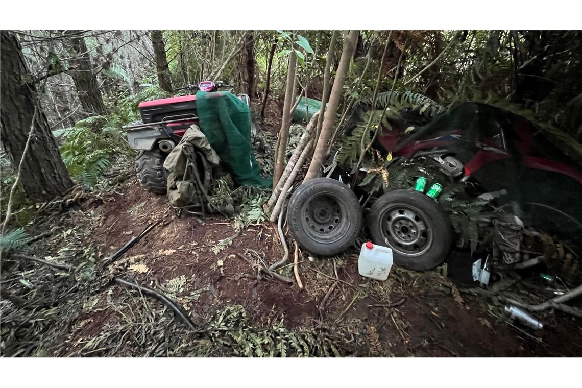 Neuseeland: Erste Fotos vom Camp des Kindesentführers Die Familie soll ihr Versteck immer wieder gewechselt haben.