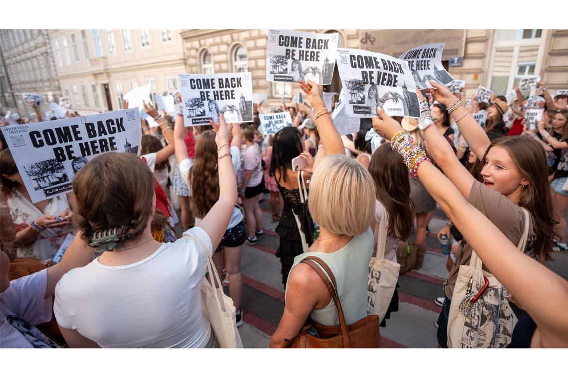 Die Fans hoffen, dass Taylor Swift doch noch in Wien auftritt.