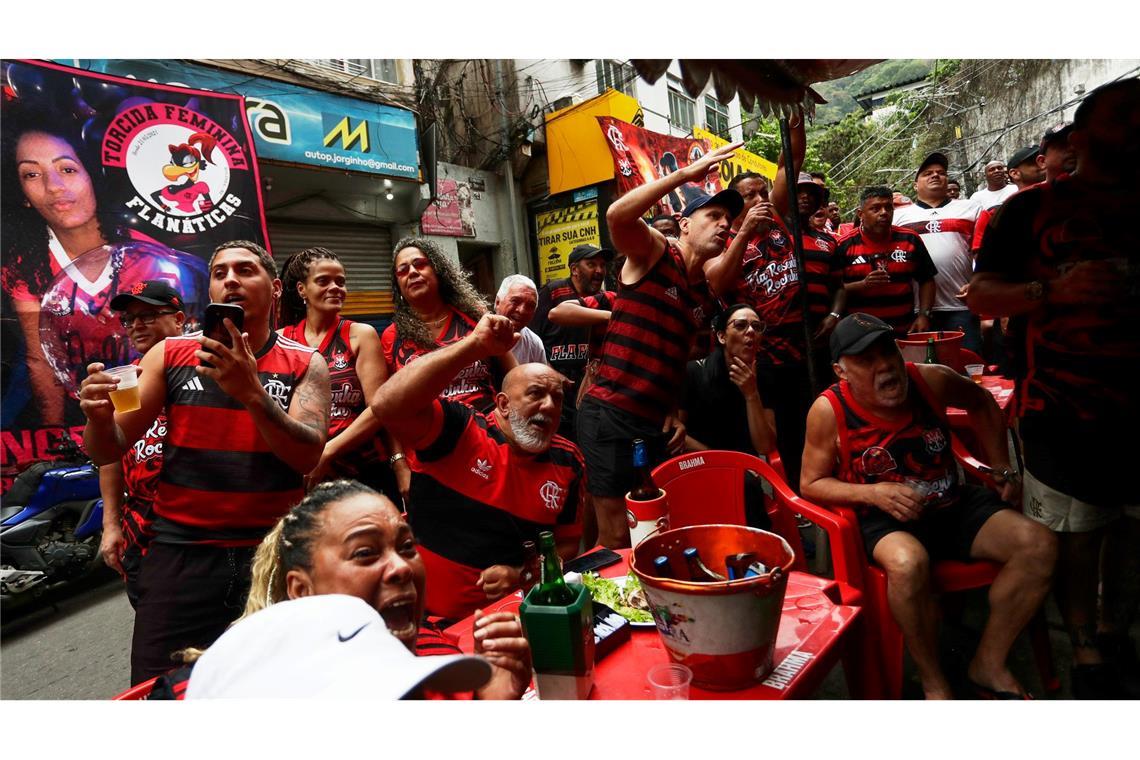 Die Fans von Flamengo fieberten in der brasilianischen Heimat mit.