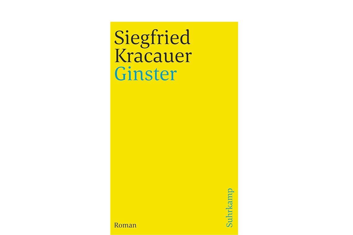 Die Farbe spielt auf den Titel an, „Ginster“ ist aber dennoch kein Buch über Pflanzen, im Mittelpunkt des Klassikers aus dem Jahr 1930 von Siegfried Kracauer steht ein Architekt aus Frankfurt. Suhrkamp-Verlag, 18 Euro.