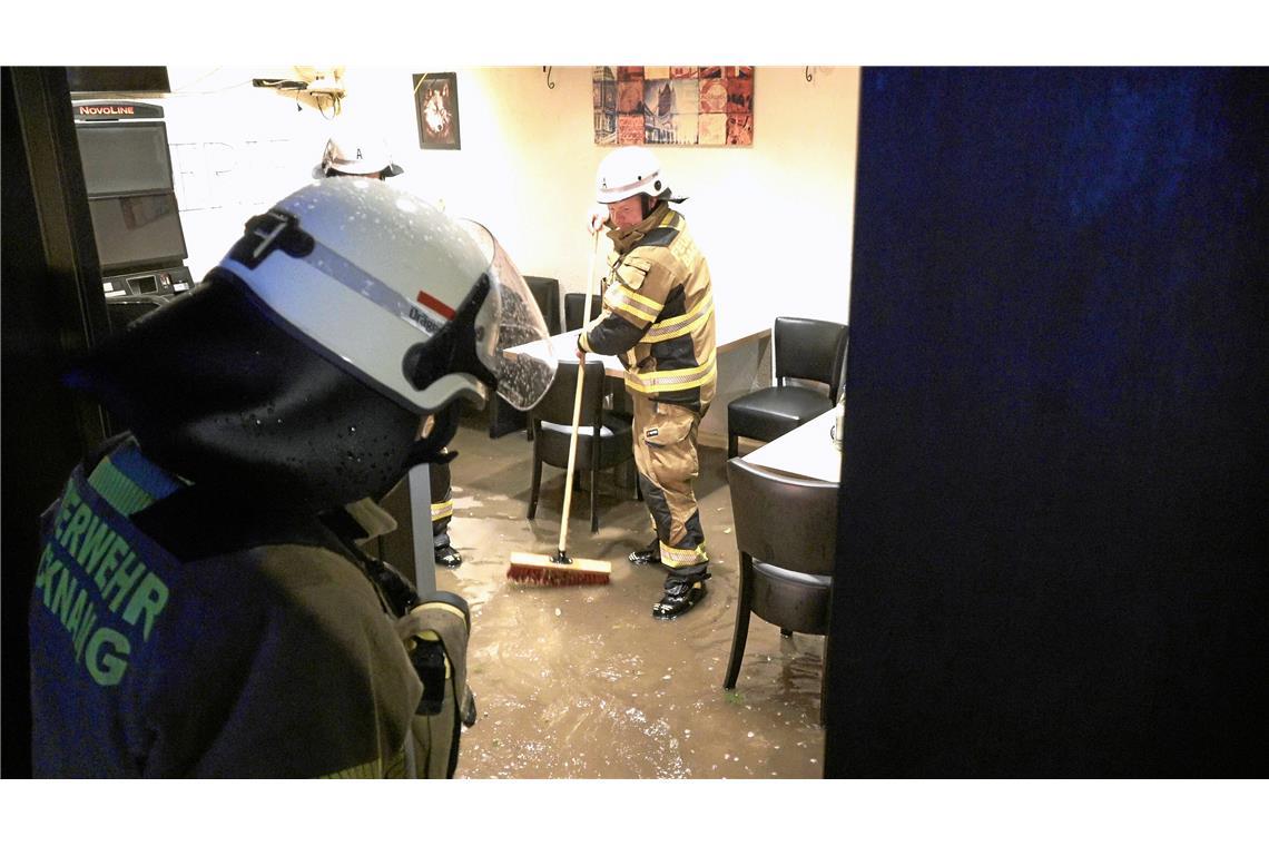 Die Feuerwehr hat zahlreiche Einsätze
