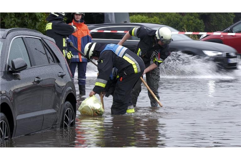 Die Feuerwehr in Nürnberg wurde zu einer Vielzahl von Einsätzen gerufen.