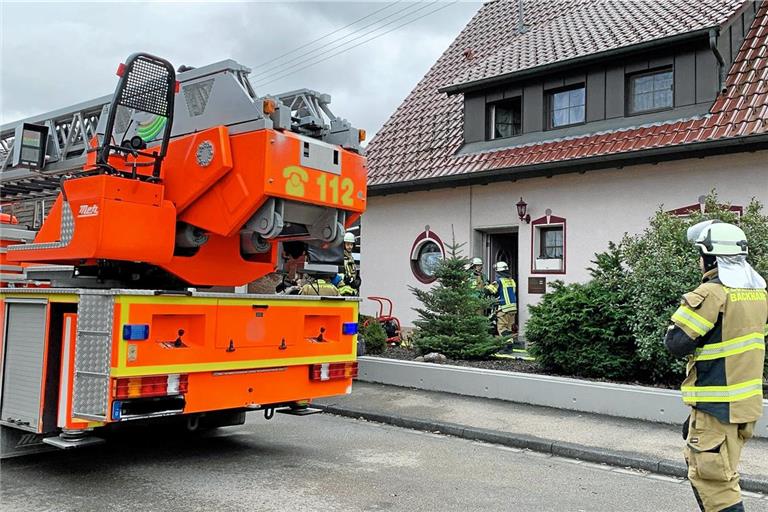 Die Feuerwehr konnte das Feuer schnell löschen. Foto: Alexander Becher