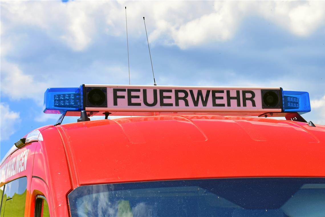 Küchenbrand in Backnang Die Feuerwehr konnte den Brand löschen. Symbolbild: Tobias Sellmaier