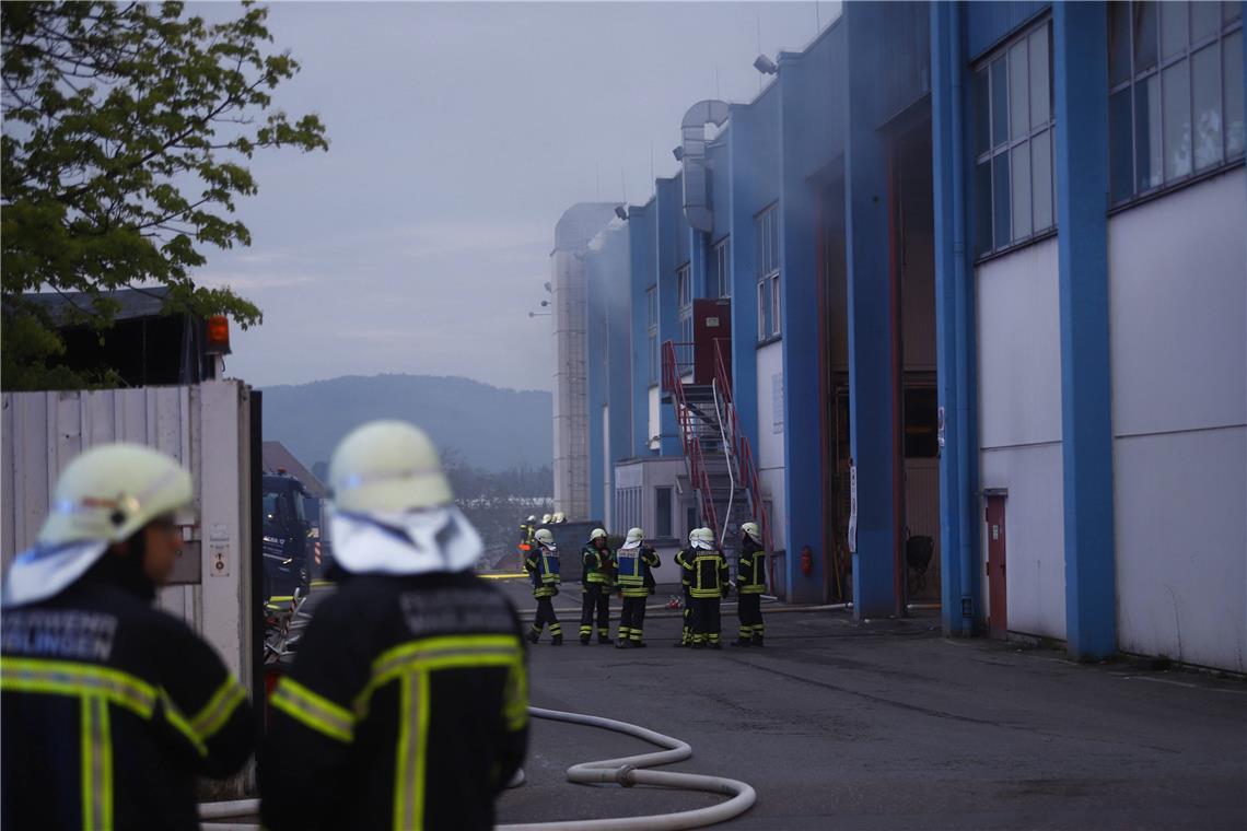 Die Feuerwehr konnte den Brand schnell löschen.Foto: Simon Adomat/7aktuell.de