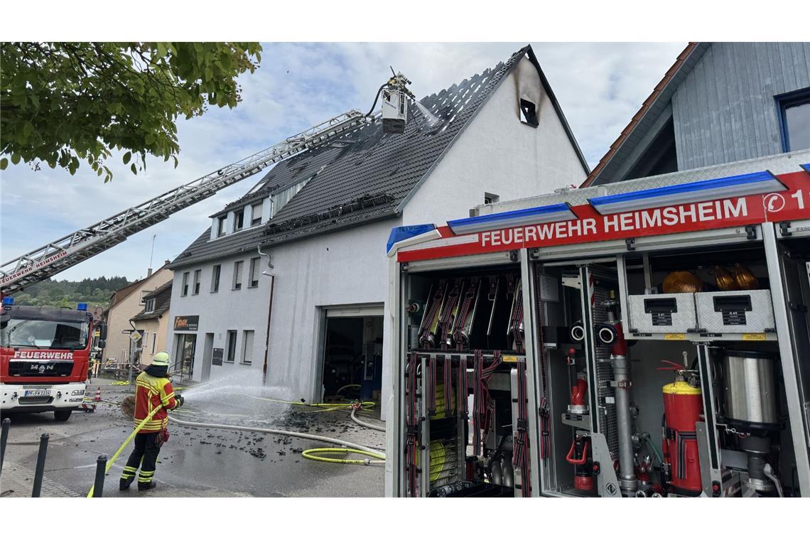 Die Feuerwehr konnte den Brand schnell unter Kontrolle bringen.