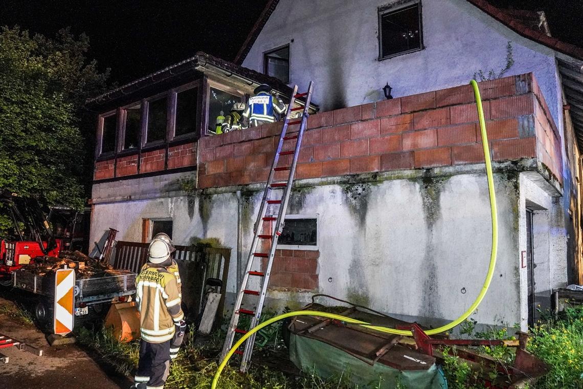 UPDATE: Brand in einem Wohnhaus in Fornsbach