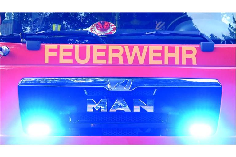 Die Feuerwehr rückte an. (Symbolbild)
