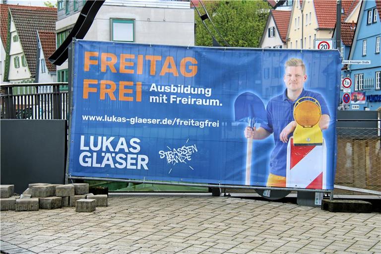 Die Firma Lukas Gläser gibt ihren Auszubildenden seit Mai am „Freitag frei“ und hofft damit auf mehr Bewerbungen. Foto: Alexander Hornauer