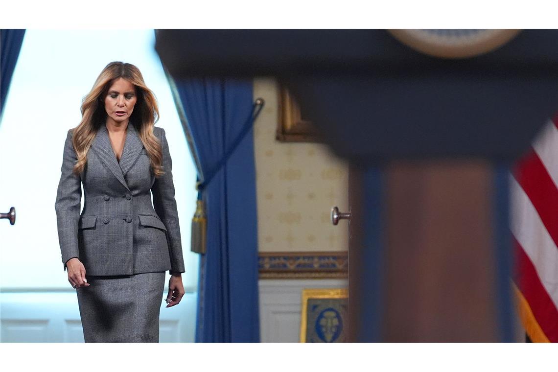 Die First Lady gibt äußerst selten Statements ab.