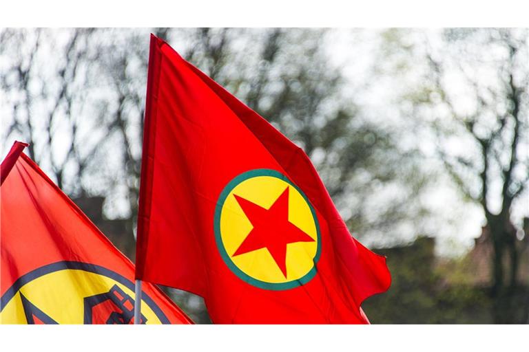 Die Flagge der PKK