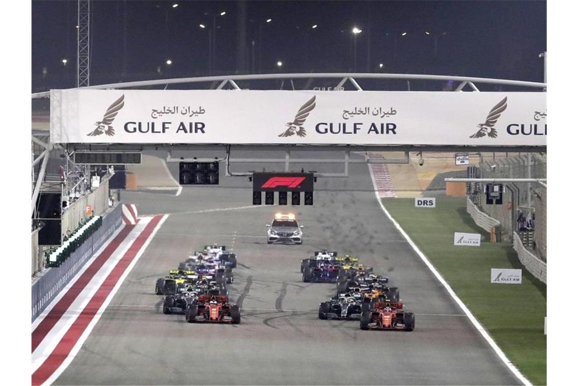 Die Formel 1 startet 2021 in Bahrain. Foto: Hassan Ammar/AP/dpa