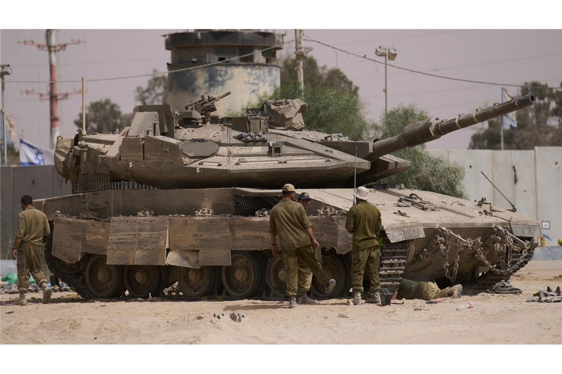 Ringen um Gaza-Deal - Trump und Netanjahu sprachen erneut Die Frage eines Teilrückzugs der israelischen Truppen in Gaza ist weiter strittig. (Archivbild)