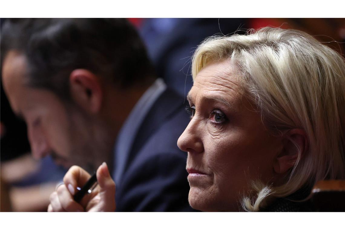 Die französische Rechtspopulistin Marine Le Pen distanziert sich von der AfD. (Archivbild)