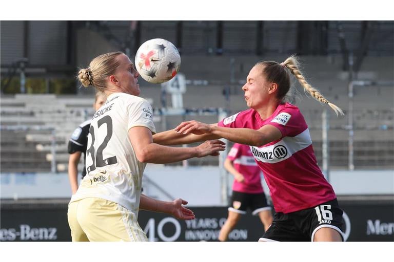 Die Frauen des VfB Stuttgart um Janina Hechler unterlagen dem 1. FC Union Berlin deutlich.