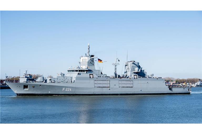 Die Fregatte «Sachsen» läuft zu einem Nato-Einsatz aus (Archivfoto).
