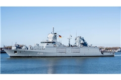 Die Fregatte «Sachsen» läuft zu einem Nato-Einsatz aus (Archivfoto).
