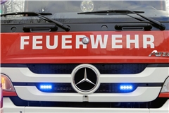 Die Freiwillige Feuerwehr Aspach war mit 35 Einsatzkräften vor Ort. Symbolfoto: Jörg Fiedler