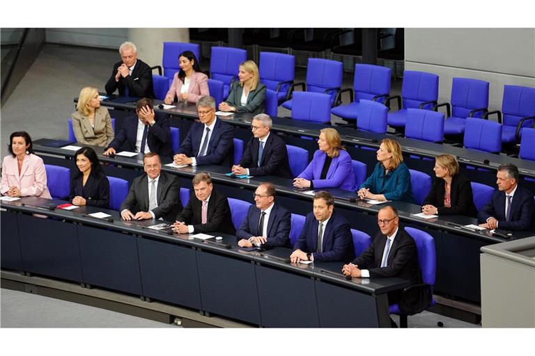 Die frisch gebackene schwarz-rote Regierung.