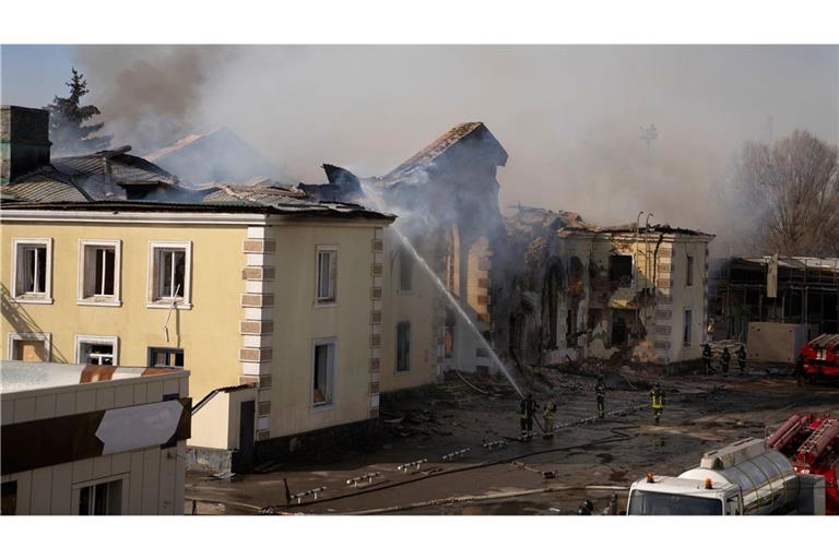 Die frontnahe ostukrainische Stadt Kostjantyniwka ist ständiges Ziel russischer Angriffe. (Archivbild)