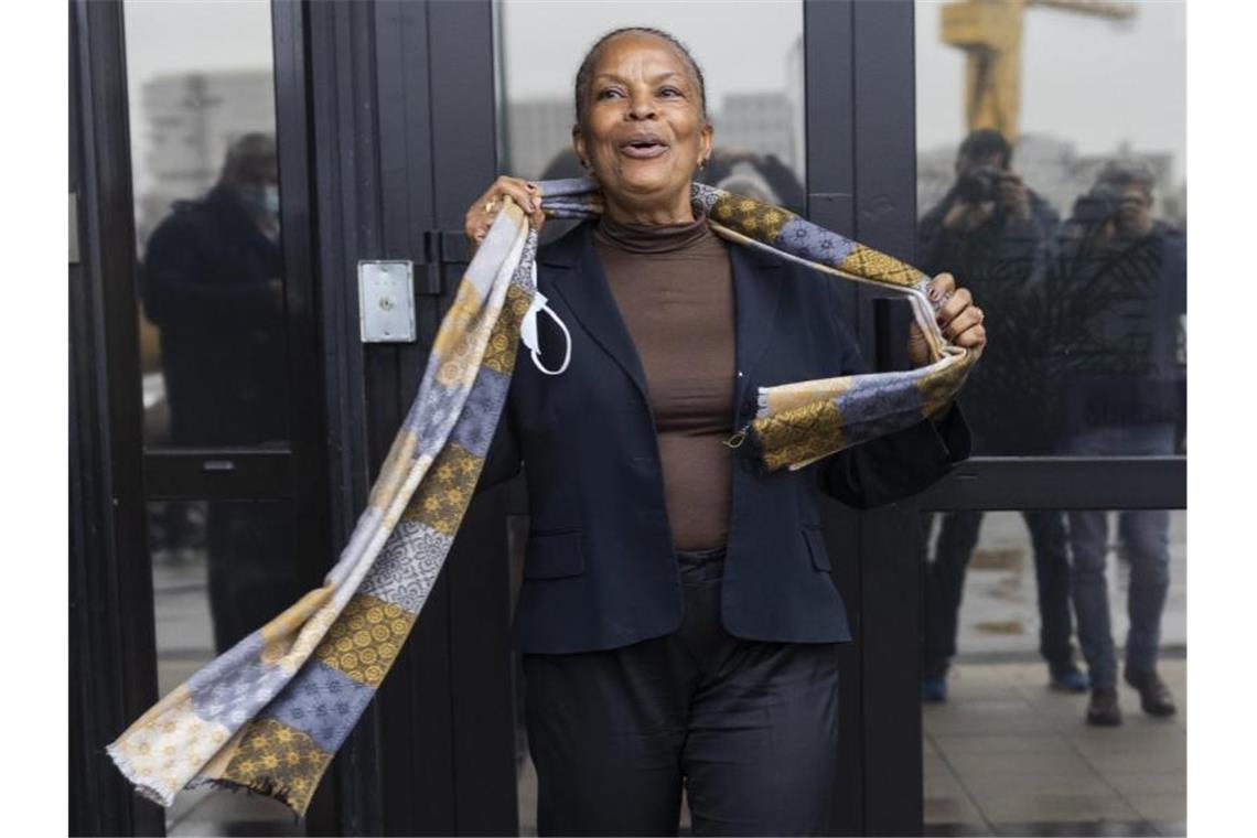 Ex-Ministerin Taubira steigt in Präsidentschaftsrennen ein Die frühere französische Justizministerin Christiane Taubira. Foto: Jeremias Gonzalez/AP/dpa