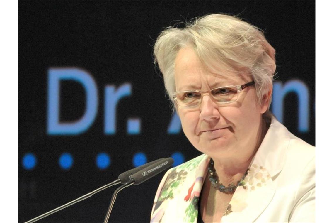 Schavan sieht Schuld für CDU-Verluste vor allem im Land Die früheren Kultusministerin Annette Schavan (CDU) spricht. Foto: Martin Schutt/dpa-Zentralbild/dpa/Archivbild