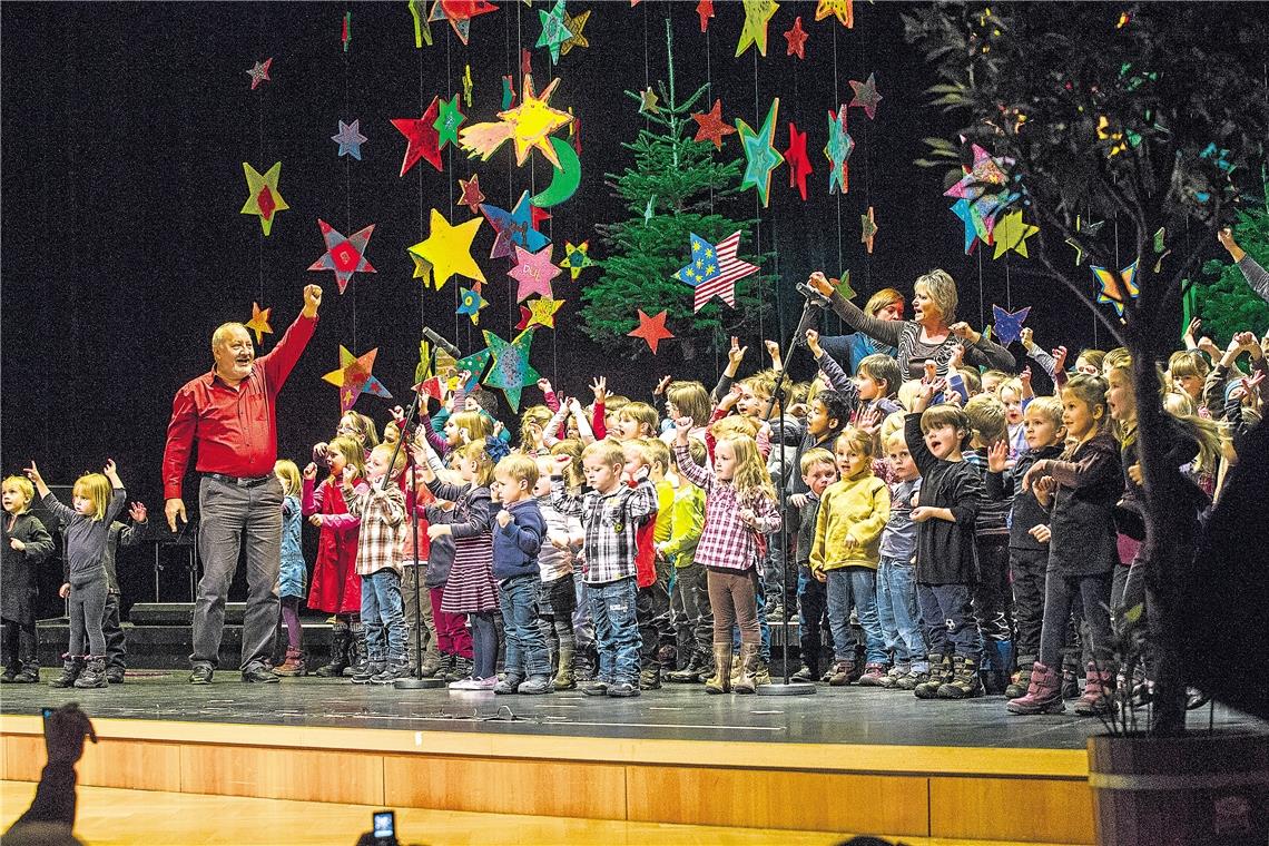 Die für 6. Dezember geplanten Weihnachtskonzerte im Bürgerhaus, die in der Vergangenheit immer großen Anklang fanden – hier der „Sternenzauber“ von 2012, mussten abgesagt werden. In der Backnanger Jugendmusikschule geht der Unterricht aber ganz normal weiter. Archivfoto: J. Fiedler