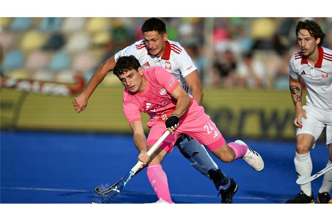 Hockey-Herren ziehen mit Kantersieg ins Halbfinale ein Die Gastgeber dominierten die Partie.
