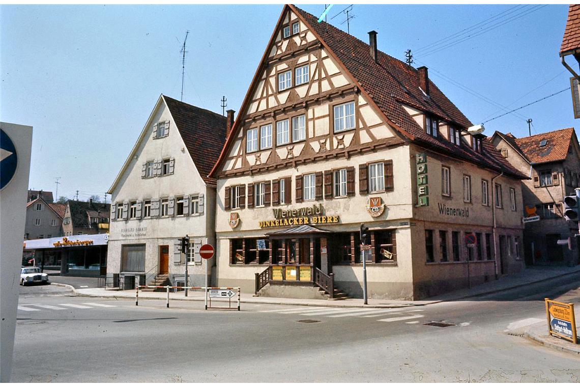 Die Gaststätte Stern in der Gerberstraße 