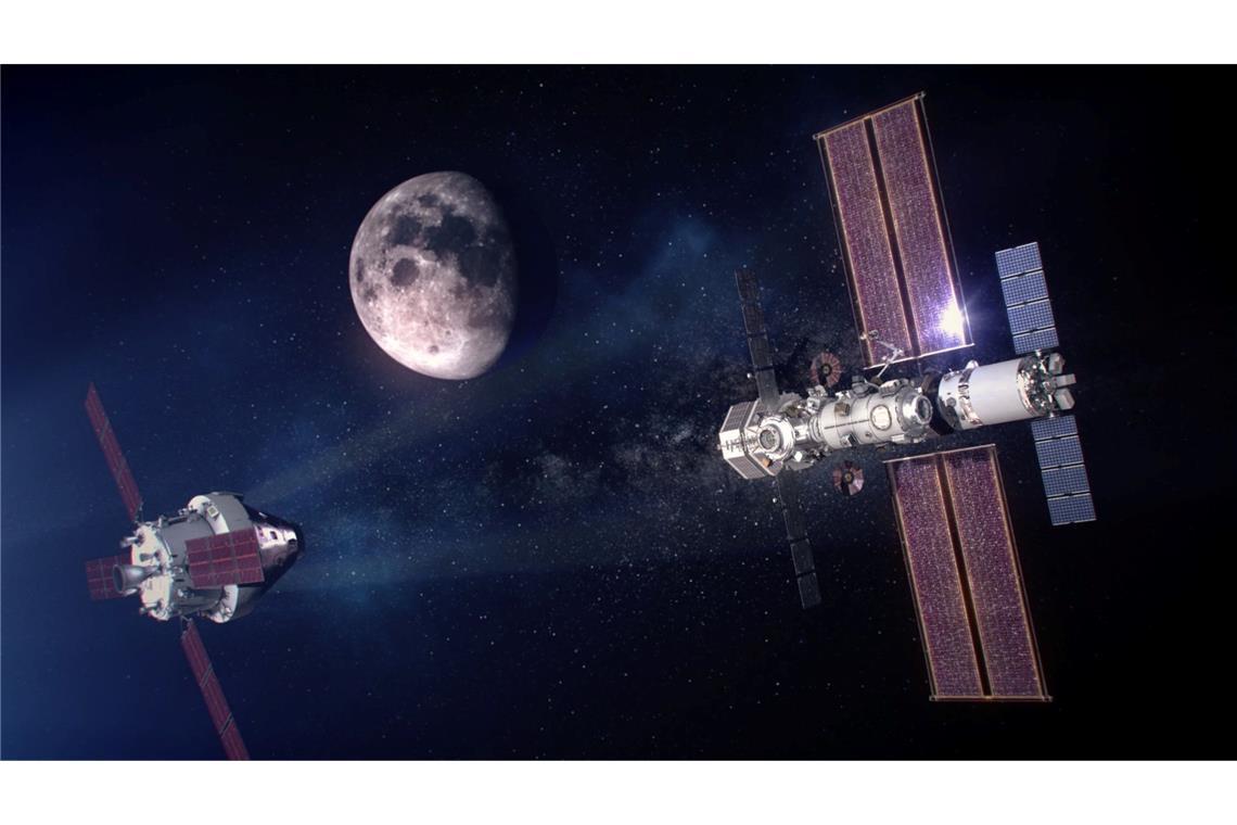 Europas Raumfahrt unter Trump 2.0: Zwischen Angst und Chance Die "Gateway"-Station soll um den Mond kreisen. (Handout)