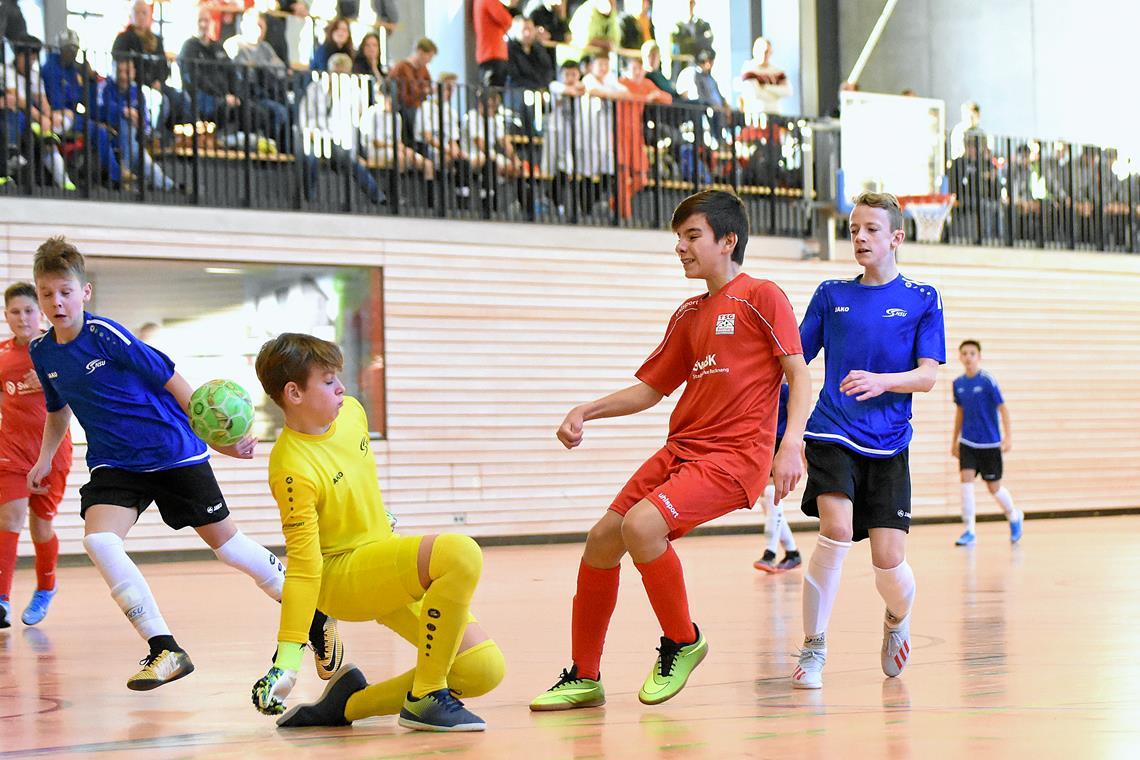Sportstättennutzung soll in Backnang günstiger werden Die Gebühren für das Turnier der TSG Backnang in der Katharinenplaisirhalle fallen künftig wieder niedriger aus. Archivfoto: Tobias Sellmaier