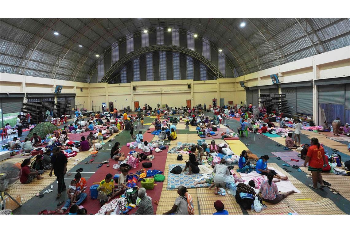 Neue Kämpfe an Grenze zwischen Thailand und Kambodscha Die Geflüchteten wurden in 300 Evakuierungszentren untergebracht.