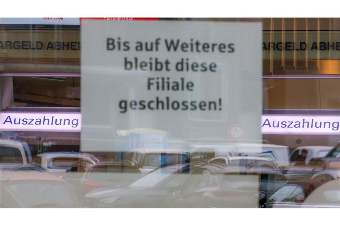 Die Gelsenkirchener Sparkasse bleibt vorerst weiter geschlossen.