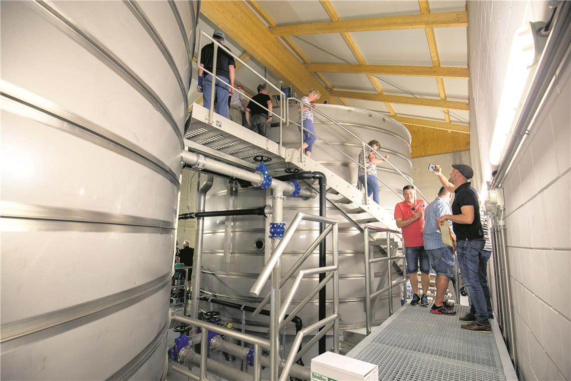 „In Backnang muss man nicht knausern“ Die Gemeinde Weissach im Tal hat im Rahmen ihrer neuen Wasserkonzeption den Hochbehälter Alter Hau errichtet. Er ist im vergangenen Jahr in Betrieb gegangen. Archivfoto: A. Becher