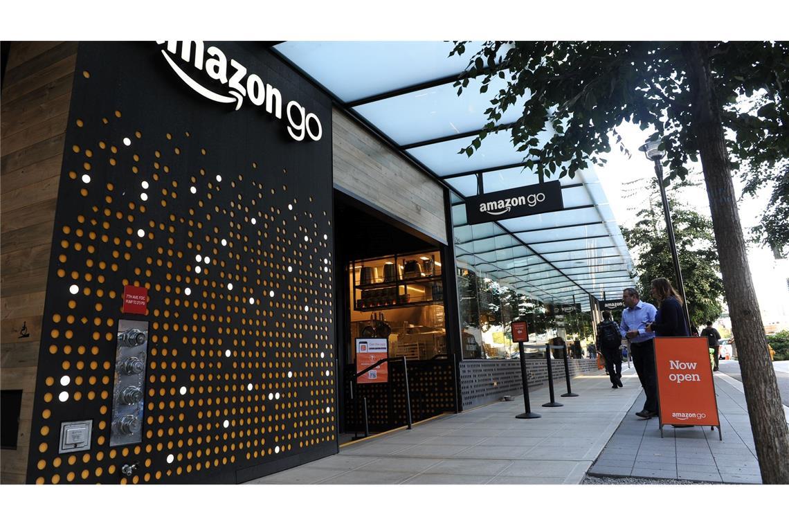 Die Geschäfte von Amazon Go kamen ohne Kassen aus. (Archivbild)