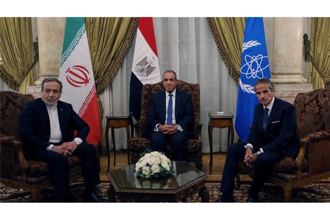 Iran und IAEA vereinbaren Weg zu neuen Atominspektionen Die Gespräche zu den Atominspektionen fanden in Kairo statt.