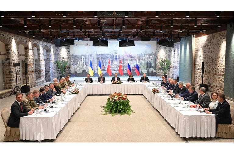 Die Gespräche zwischen Russland und der Ukraine in Istanbul: