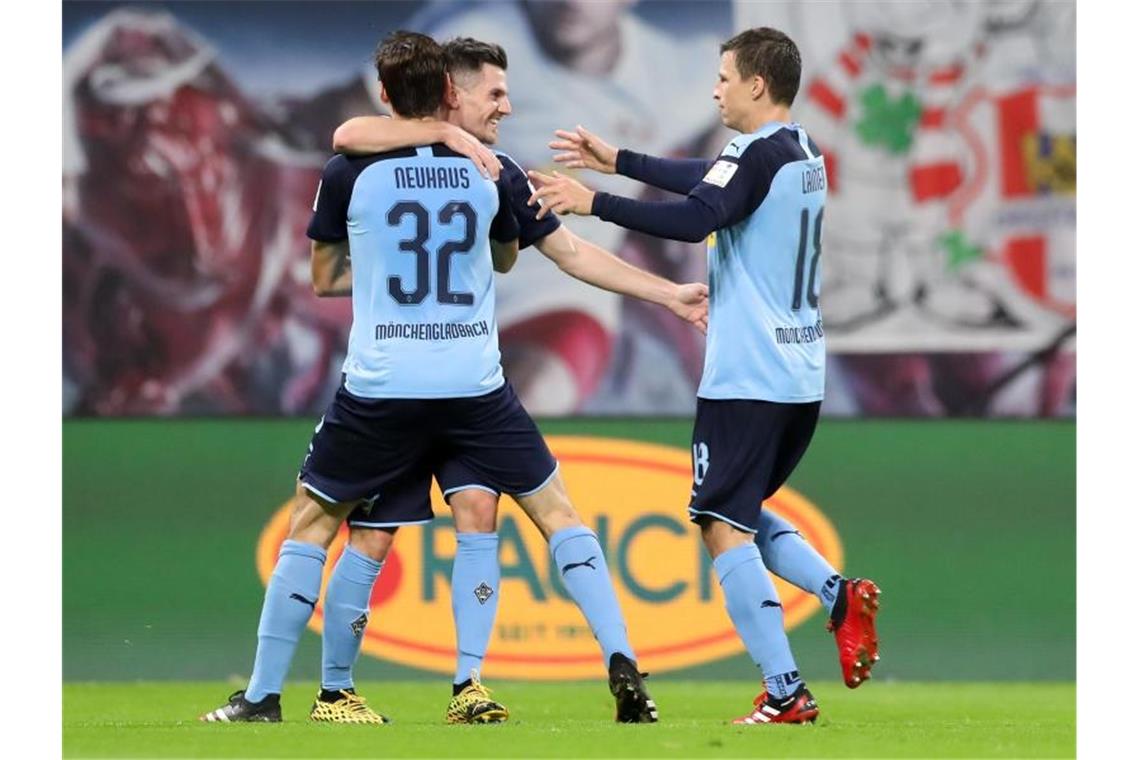 Gladbach beeindruckt: Unterschätzt zum Titel? Die Gladbacher siegten in Düsseldorf mit 4:1. Foto: Jan Woitas/dpa-Zentralbild/dpa
