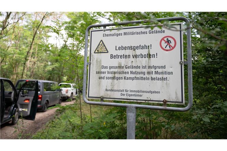 Die Gohrischheide gilt wegen der dort im Boden liegenden Altmunition als besonders schwierig für Löscharbeiten. (Archivbild)