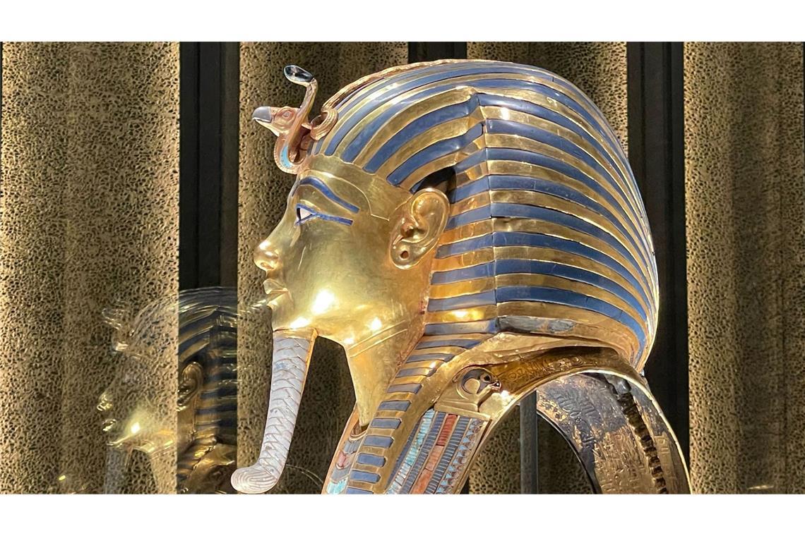 Die goldene Totenmaske des Kindkönigs Tutanchamun hat ein neues Zuhause. (Archivbild)