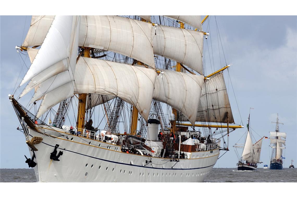 Die "Gorch Fock" ist seit 1987 sein Arbeitsplatz. (Archivbild)