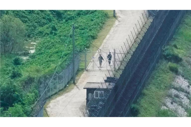 Die Grenze zwischen Süd- und Nordkorea ist hochgesichert. (Archivfoto)