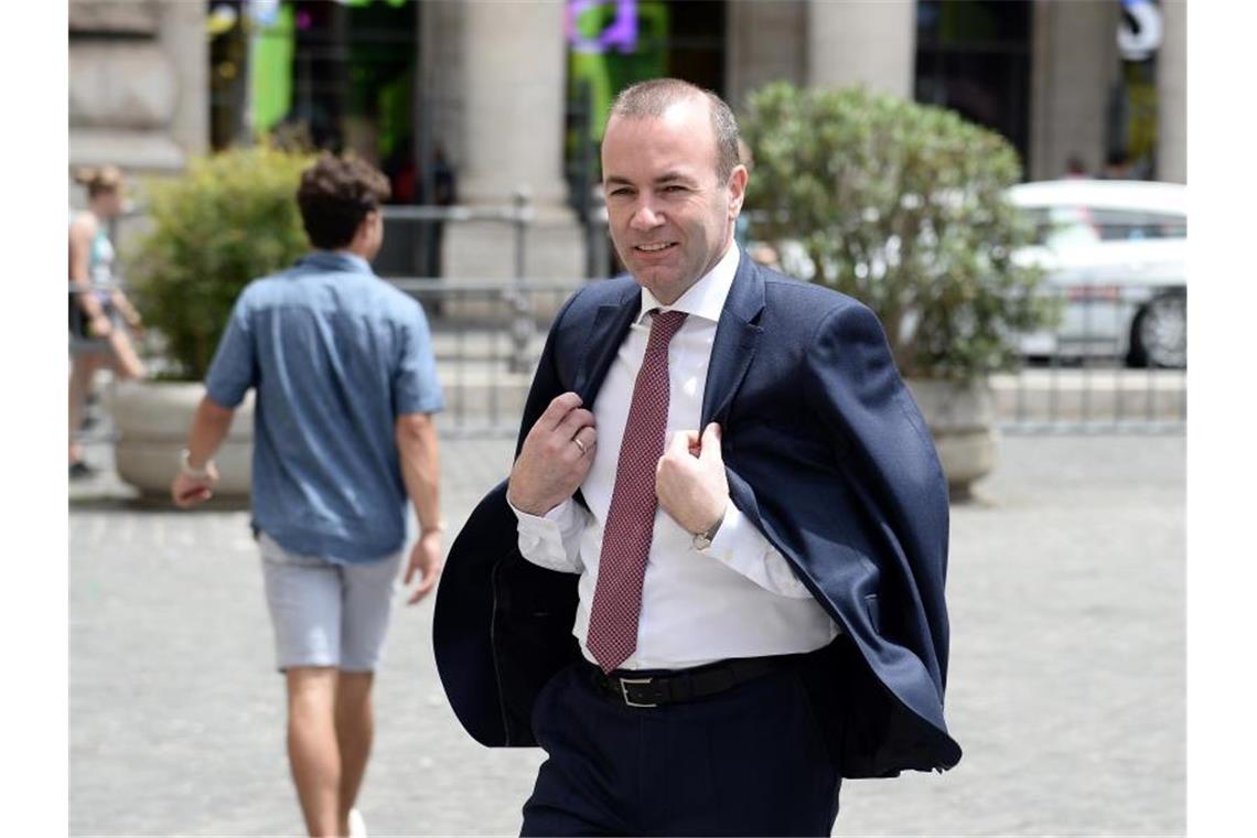 Merkel: Ausgangslage bei Besetzung der EU-Topjobs schwierig Die großen Erwartungen werden wohl nicht erfüllt: CSU-Vize Manfred Weber hat kaum noch Chncen auf den Posten des EU-Kommissionspräsidenten. Foto: Fabio Cimaglia