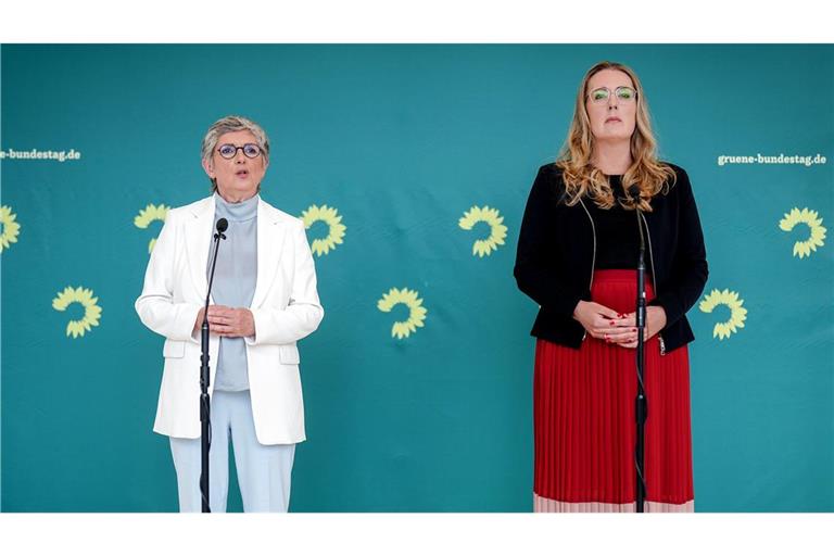 Die Grünen gaben ein Statement ab.